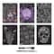 Brea Reese™ 9" x 12" Halloween Patterns Scratch Art Paper Pad